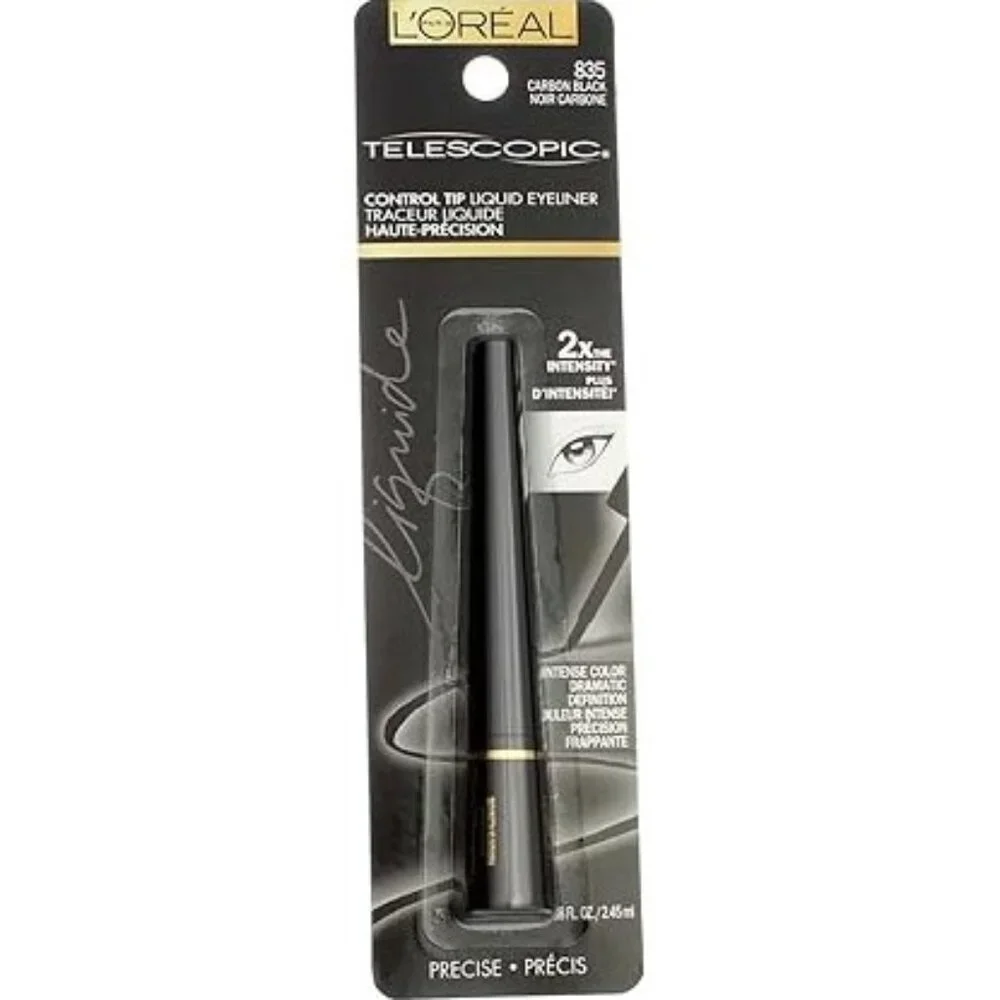 L'Oreal Telescopic Precision Liquid Eyeliner - #835 Carbon Black